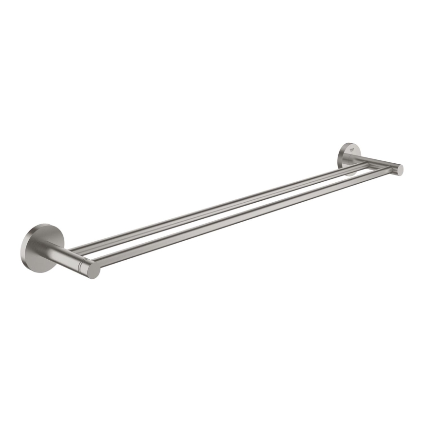 GROHE 41203DC0 - Kaheharuline rätikuhoidja START 654 mm roostevaba teras