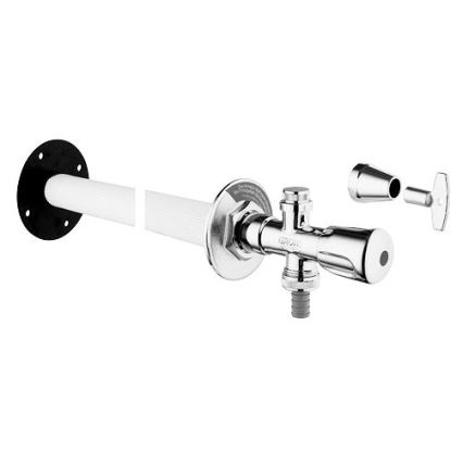 GROHE 41208000 - EUROTEC seinale paigaldatav välisventiil DN 15, läikiv kroom