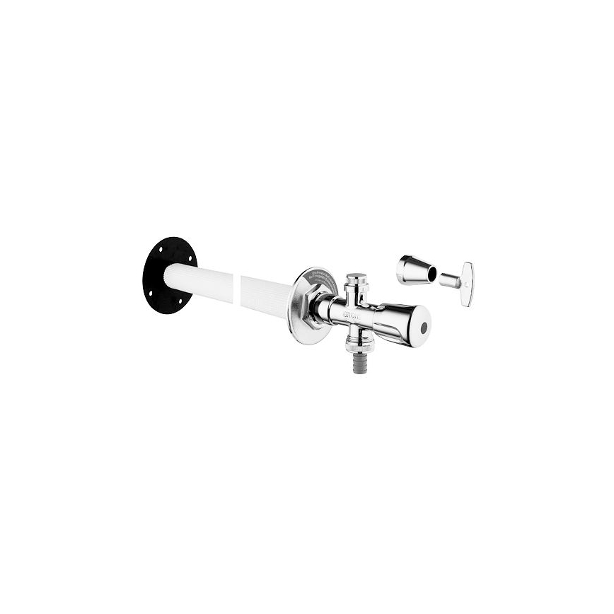 GROHE 41208000 - EUROTEC seinale paigaldatav välisventiil DN 15, läikiv kroom
