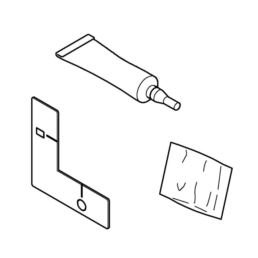 GROHE 41247000 - QUICKGLUE S liimikomplekt, läbipaistev
