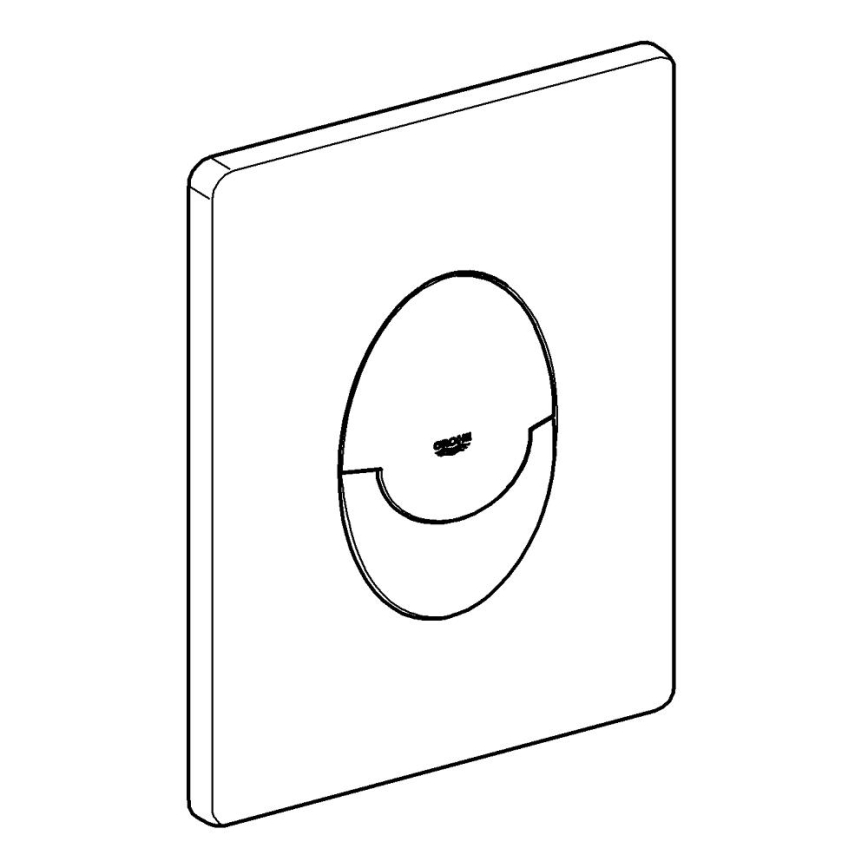 GROHE 42304000 - Loputusnupp SKATE AIR 156 × 197 mm läikiv kroom