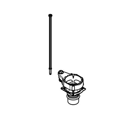 GROHE 42593000 - ventiili iste loputuspaagile GD 2, valge