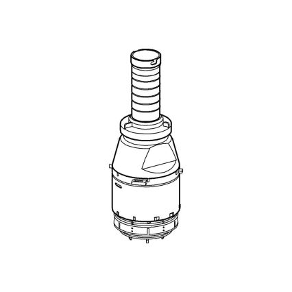 GROHE 42690000 - Servo-loputusventiil ilma ventiiliistmeta ja pikenduseta, kroomitud