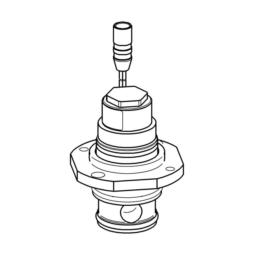 GROHE 42791000 - magnetventiil koos filtriga mudelile 37751, läikiv kroom