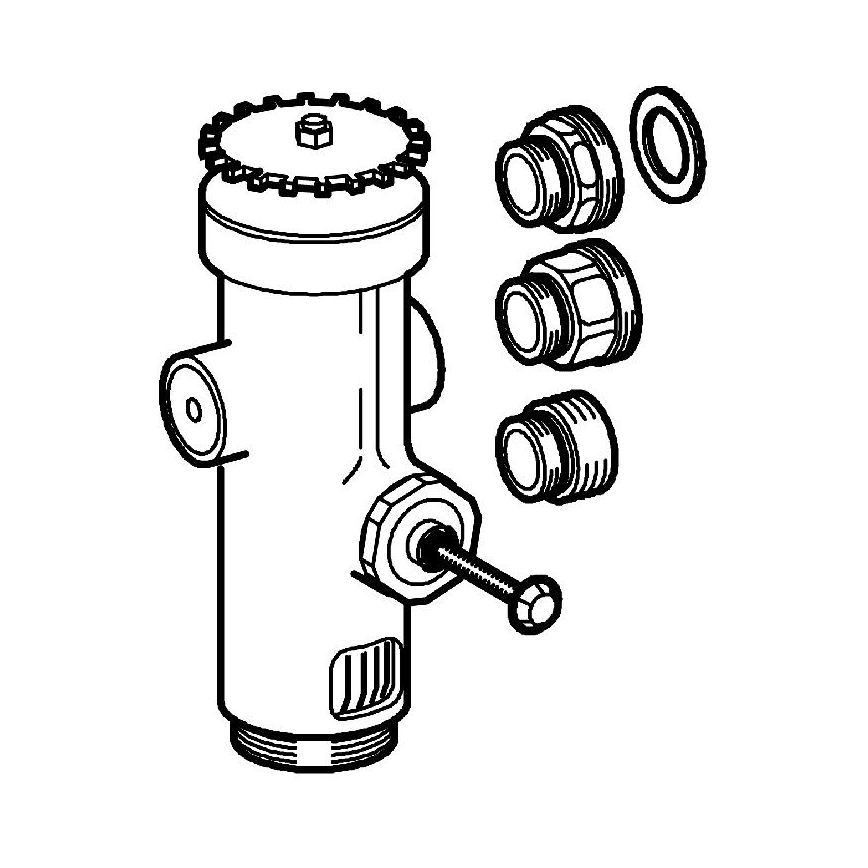 GROHE 43996000 - RONDO 3” surve loputusklapp