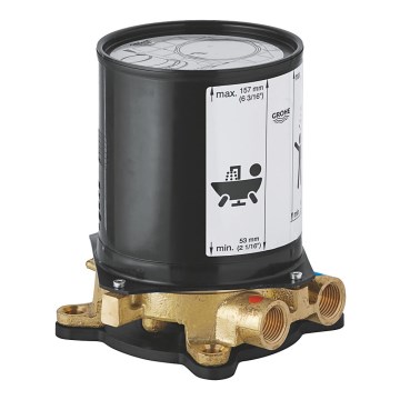 GROHE 45984001 - sisseehituskomplekt DN 15, messingust