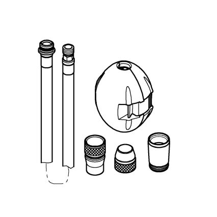 GROHE 48293000 - Dušivoolik UNIVERSAL 1425 mm läikiv kroom