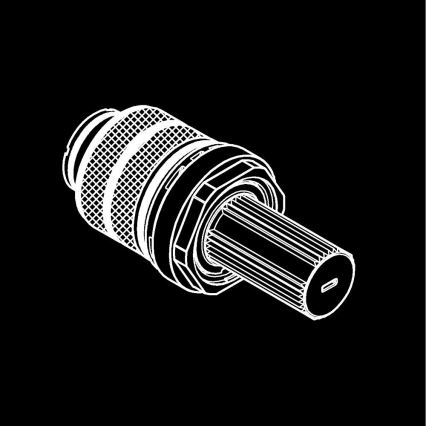 GROHE 49028000 - Kompaktne kassett DN 20, läikiv kroom