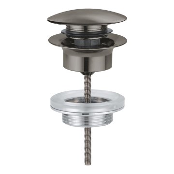 GROHE 65807AL0 - Valamu äravoolukomplekt ülevooluga, grafiitviimistlus