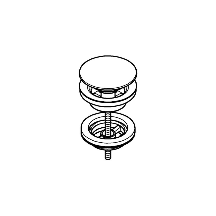 GROHE 65807GN0 - kuldne valamu äravoolukomplekt