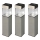 Grundig 90048 - KOMPLEKT 3x Päiksepatareiga valgusti LED/5,5x28cm 1xAAA 600 mAh