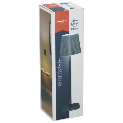 Grundig - hämardatav puutetundlik LED-laualamp LED/5V 1200 mAh