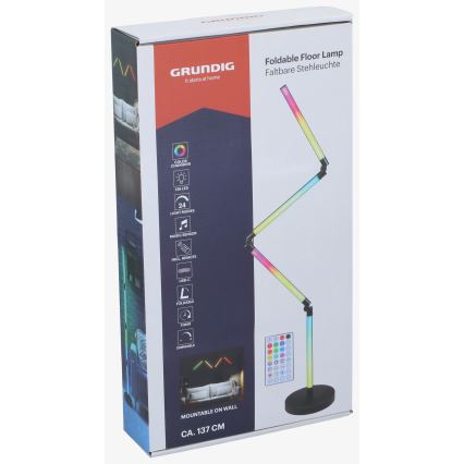 Grundig - LED RGB hämardatav põrandalamp 2‑ühes LED/230V + kaugjuhtimispult