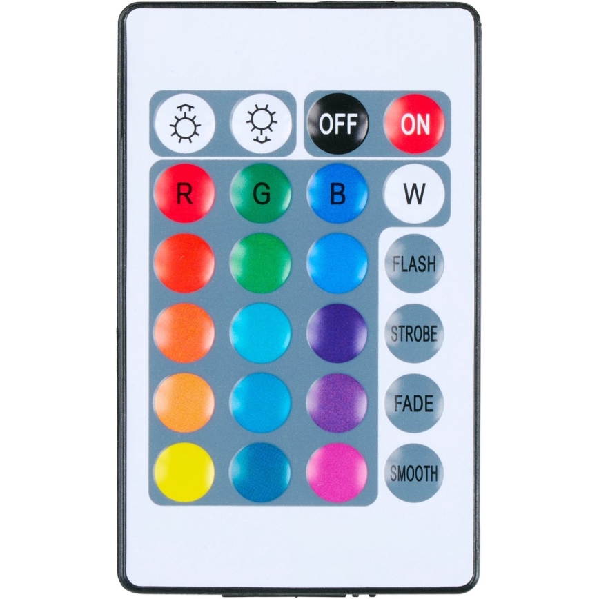 Grundig - hämardatav RGBW-LED laualamp LED/0,7W/5V must + kaugjuhtimispult