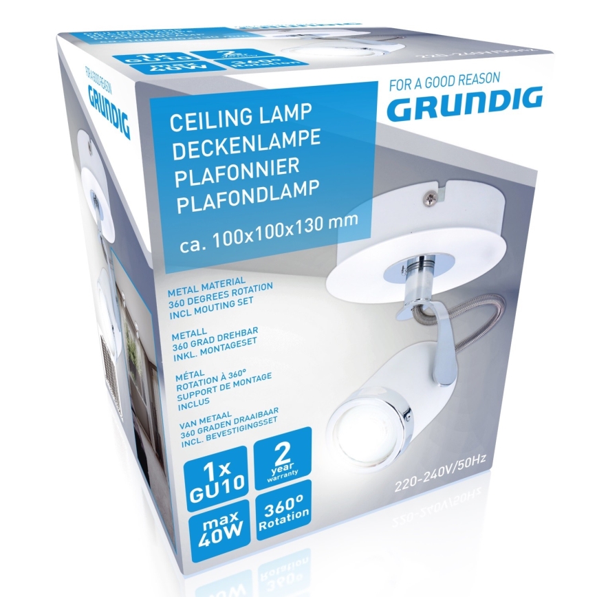 Grundig - Kohtvalgusti 1xGU10/50W/230V