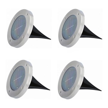 Grundig - KOMPLEKT 4x LED päikesevalgusti LED/1W/1,2V 600 mAh IP65