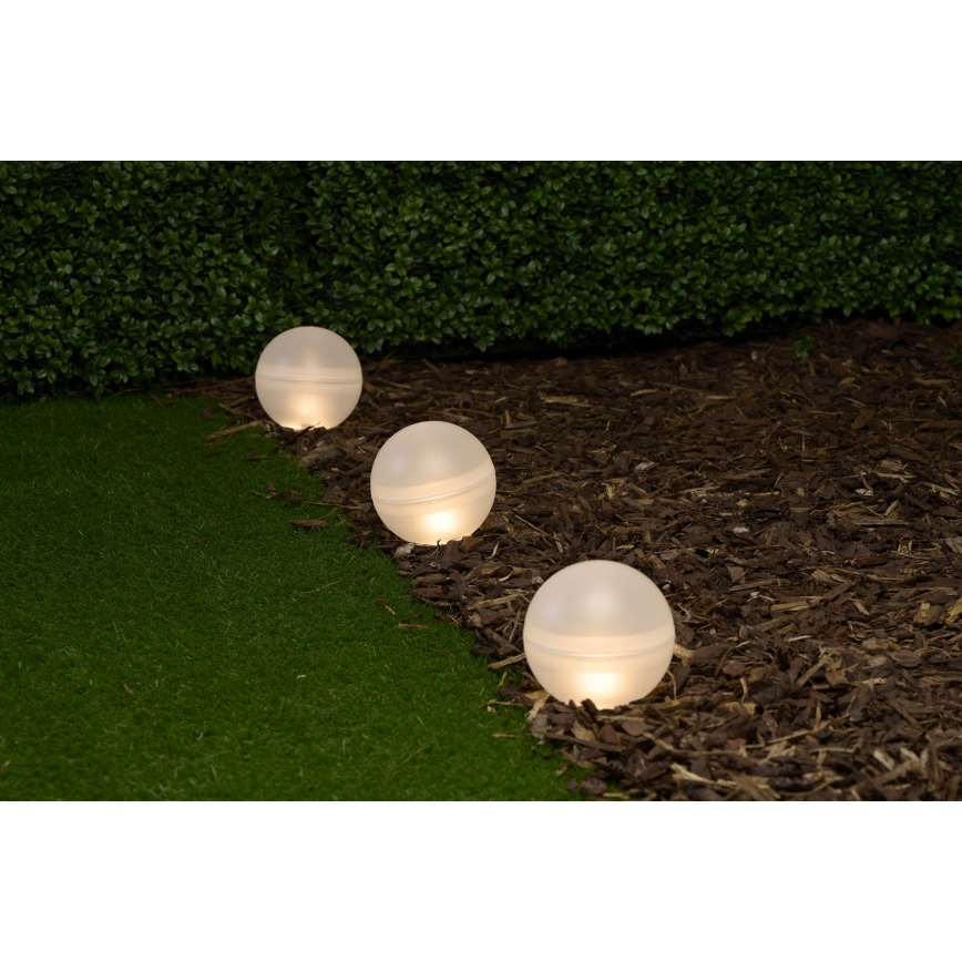 Grundig - KOMPLEKT 5x LED RGBW  Päikesepaneeliga valgusti LED/3,2V IP44