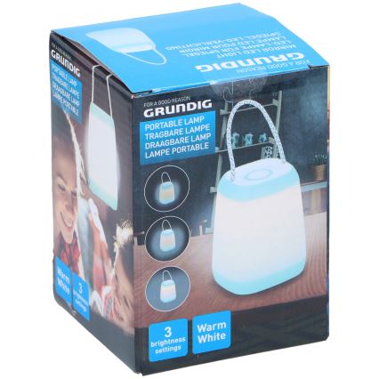 Grundig - LED Hämardatav kaasaskantav lamp LED/3xAA