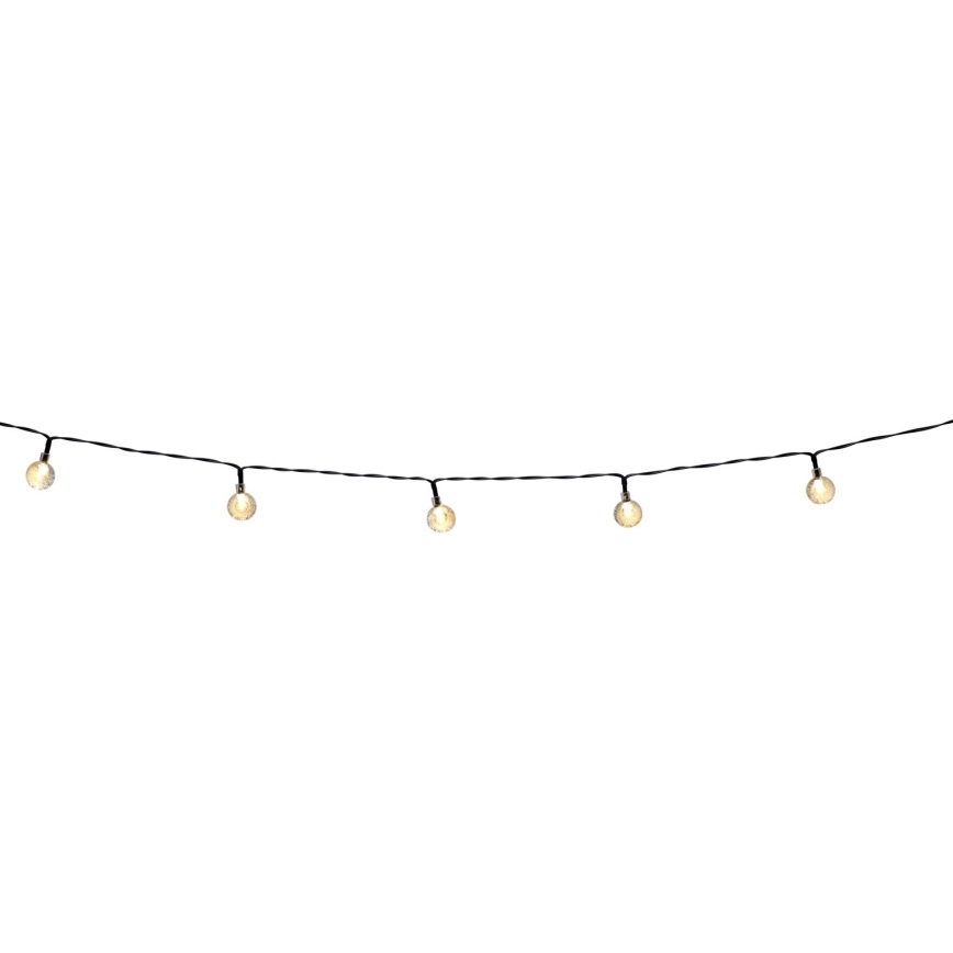 Grundig - LED Hämardatav päikesepaneeliga valguskett 50xLED/8 funktsiooni 9,35m IP44 soe valge + kaugjuhtimispult