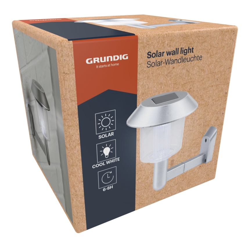 Grundig - LED Päikesepaneeliga seinavalgusti LED/1,2V