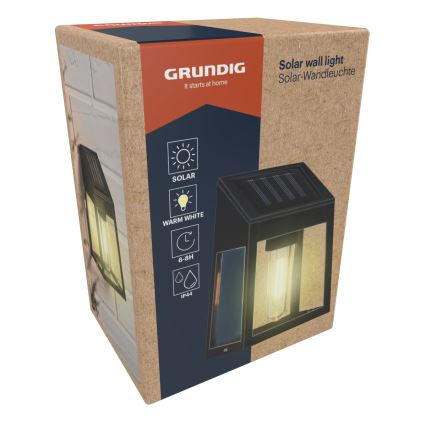 Grundig - LED Päikesepaneeliga seinavalgusti LED/1,2V IP44