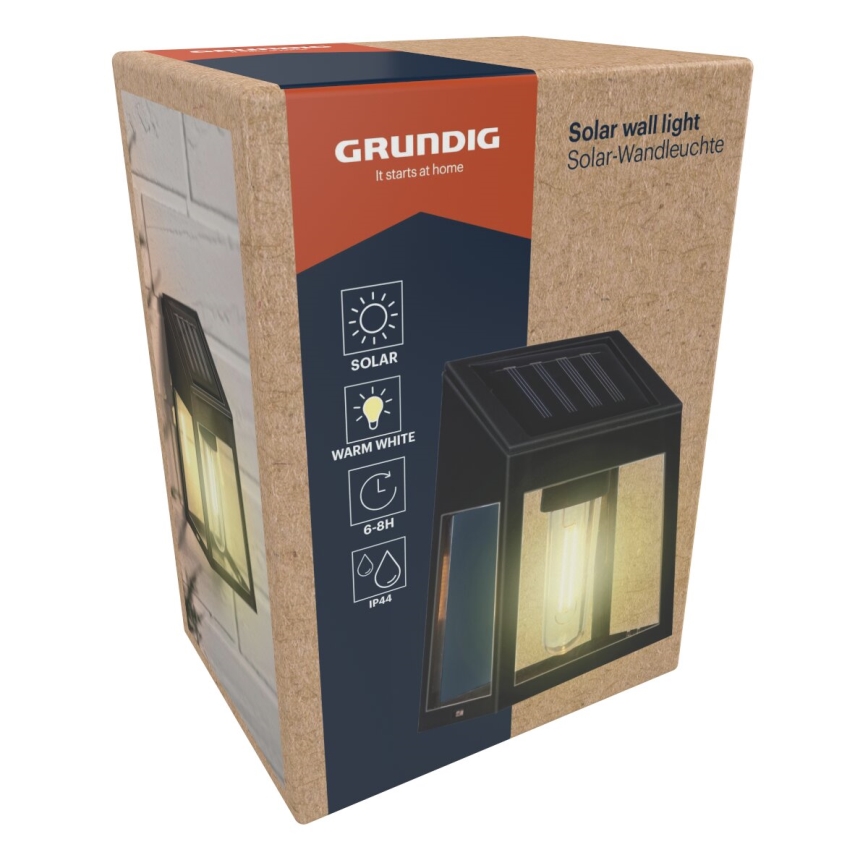 Grundig - LED Päikesepaneeliga seinavalgusti LED/1,2V IP44