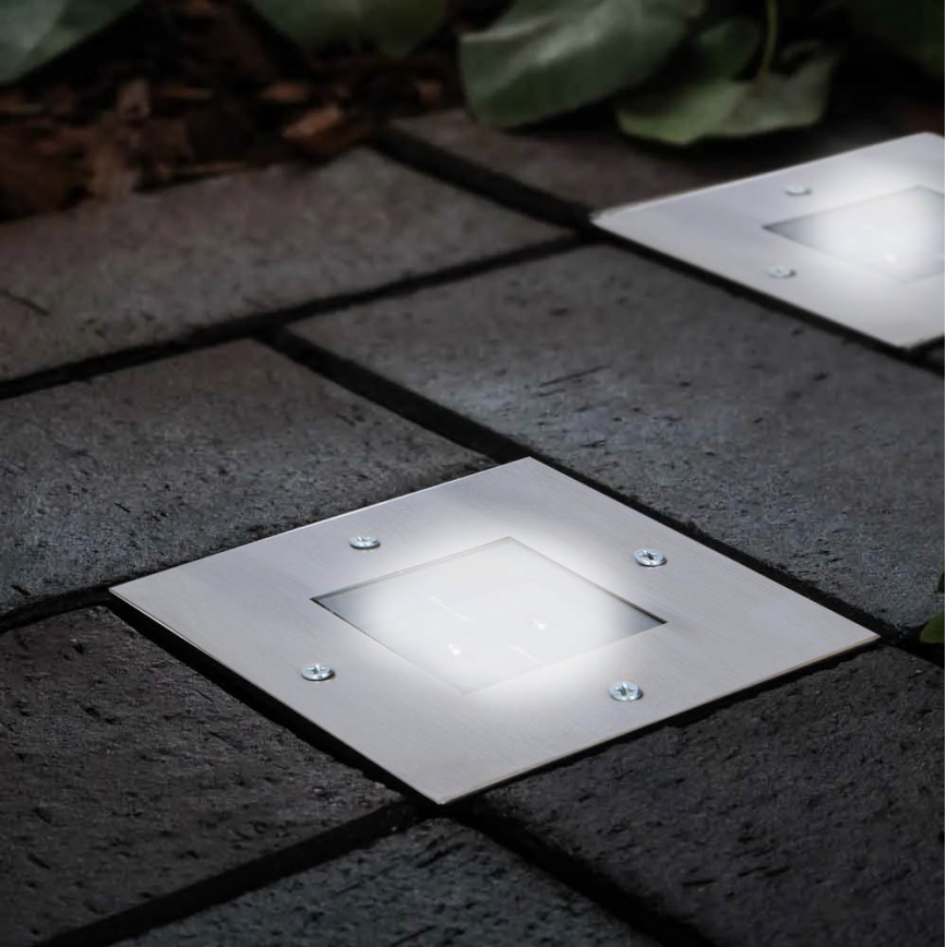 Grundig - LED Päikesepaneeliga süvistatav valgusti 2xLED/1,2V 600mAh IP44