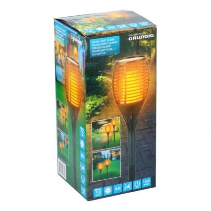Grundig - LED Päikesepaneeliga valgusti 30xLED/1,2V 600 mAh IP44