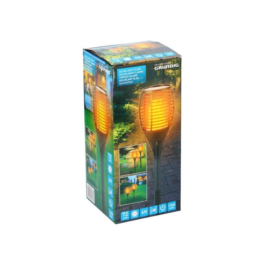 Grundig - LED Päikesepaneeliga valgusti 30xLED/1,2V 600 mAh IP44