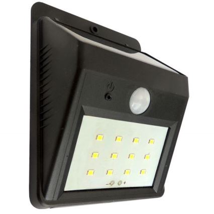 Grundig - LED Päikesepaneeliga valgusti anduriga 1xLED/0,25W/1xAA 600 mAh