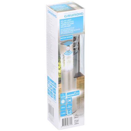 Grundig - LED Päikesepaneeliga valgusti anduriga 1xLED/1,2V 600 mAh IP44