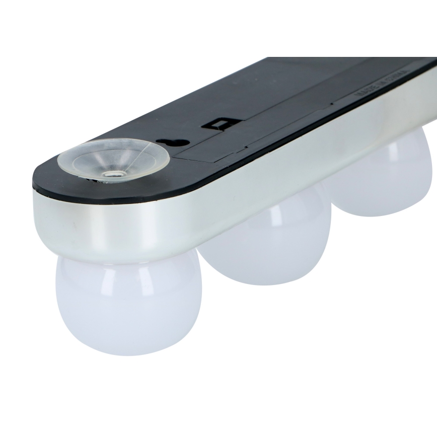 Grundig - LED Peeglivalgustus 4xLED/4xAA