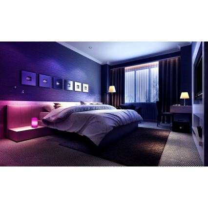 Grundig - LED RGB Hämardatav laevalgusti LED/3xAAA + pult