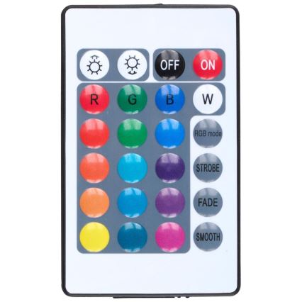 Grundig - LED RGBW hämardatav põrandalamp LED/10W/5V must + kaugjuhtimispult