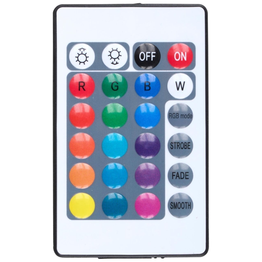 Grundig - LED RGBW hämardatav põrandalamp LED/10W/5V must + kaugjuhtimispult