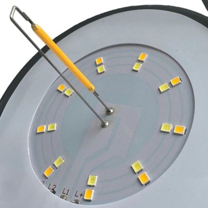 Grundig - LED-telkimislamp LED/3xAA 3000/4500/6000K IP44 must