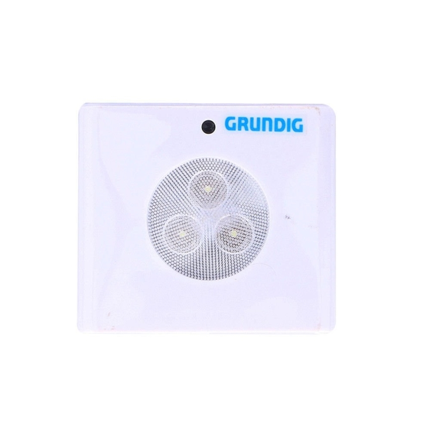 Grundig - LED Valgusti anduriga 3xLED/3xAAA