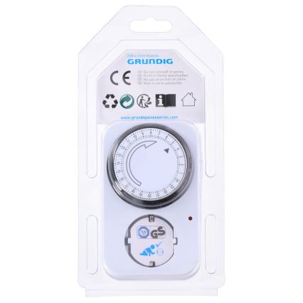 Grundig - Taimeriga pistikupesa 3500W/230V