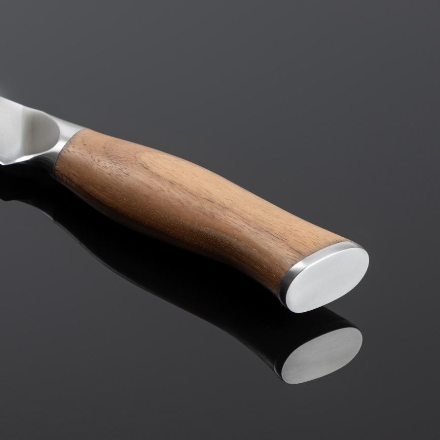 Gudaro - Damaskusest kööginuga TAKUMI 3,5, 67-kihiline teras, pikkus 9,5 cm, pähkel