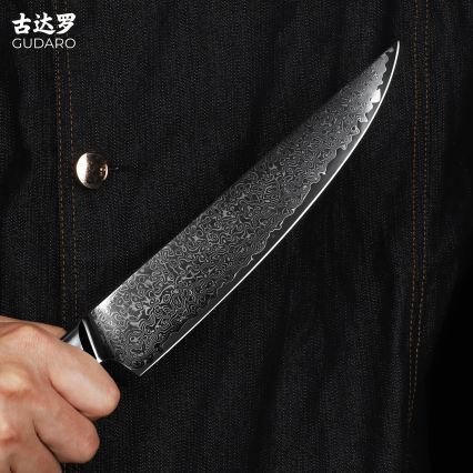 Gudaro - Damaaskuse viilutusnuga HIKARI 8, 67-kihiline teras, pikkus 20 cm