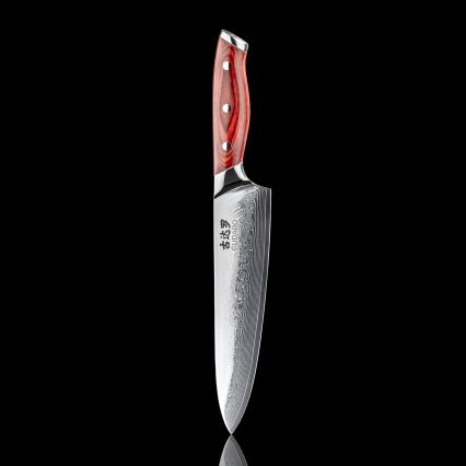 Gudaro - Damaskterasest kokanuga KENSHO 8, 67-kihiline teras, tera pikkus 20 cm