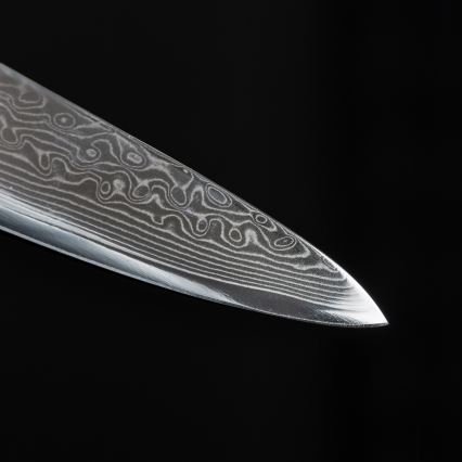 Gudaro - damaskterasest kööginuga SHIRO 3,5, 67-kihiline teras, tera pikkus 9,5 cm