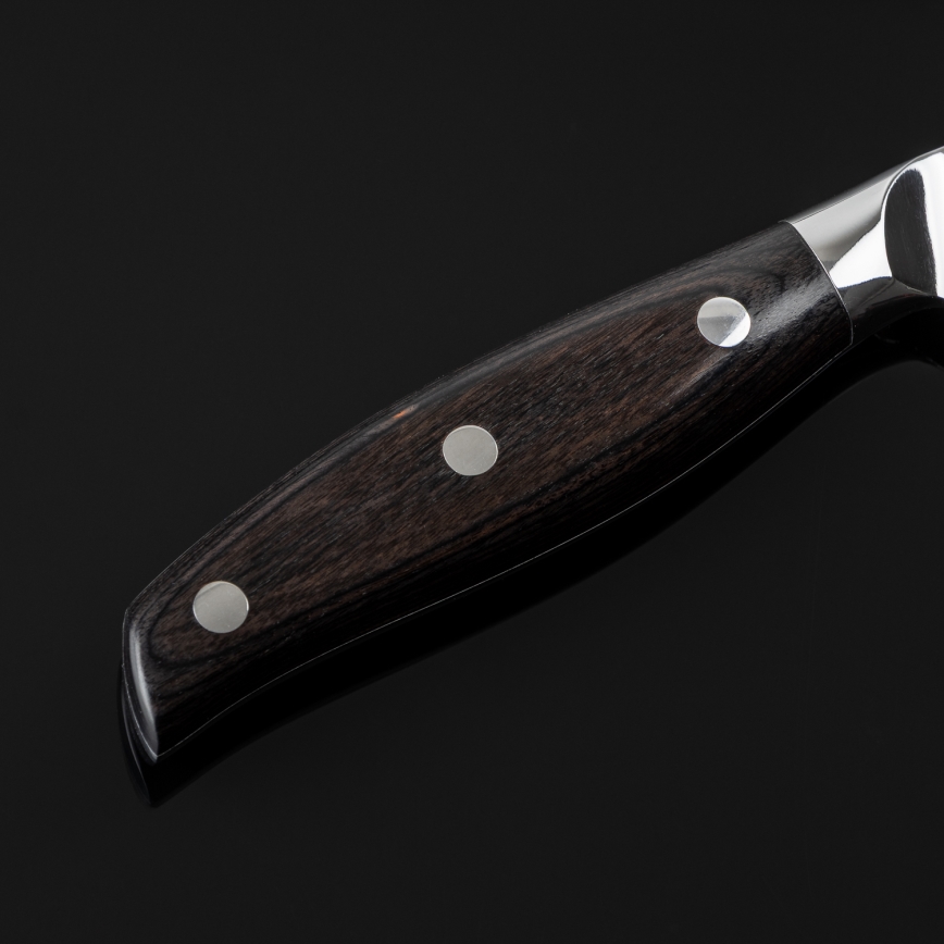 Gudaro - damaskterasest kööginuga SHIRO 3,5, 67-kihiline teras, tera pikkus 9,5 cm