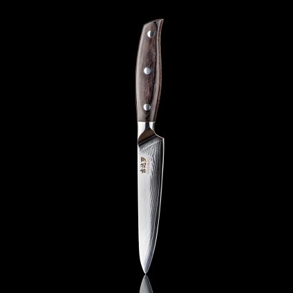 Gudaro - damaskterasest universaalne kööginuga SHIRO 5, 67-kihiline teras, pikkus 12,5 cm