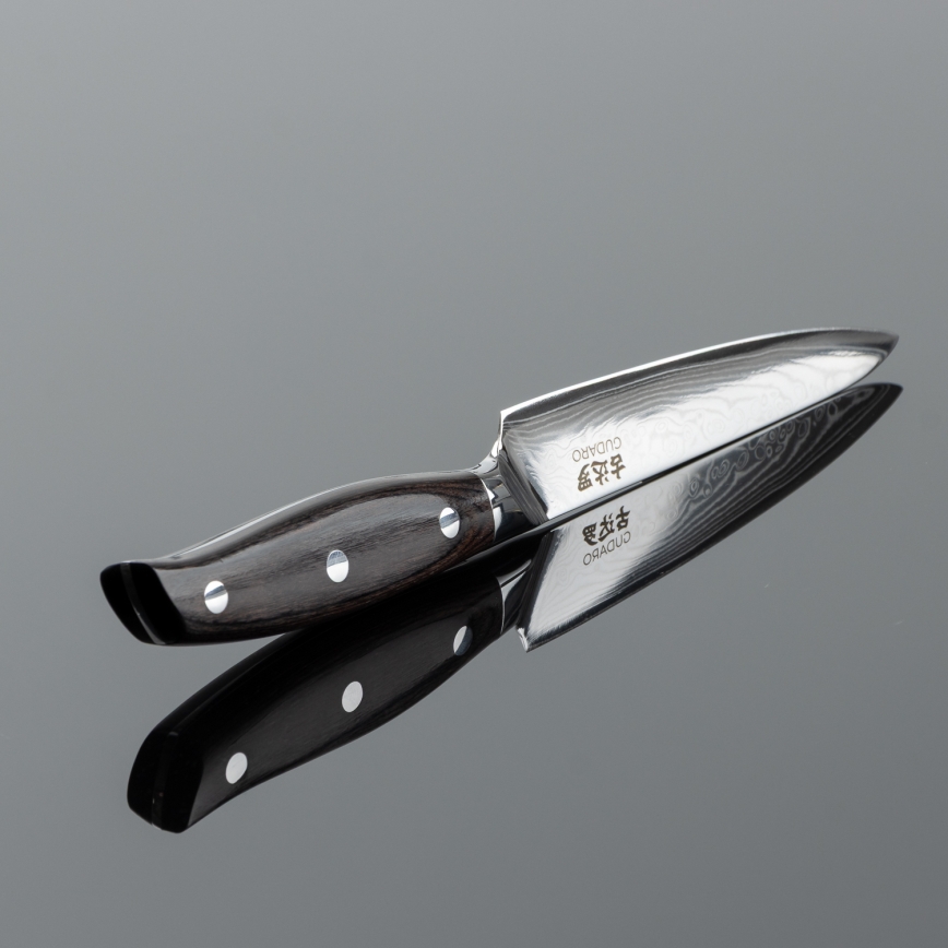 Gudaro - damaskterasest universaalne kööginuga SHIRO 5, 67-kihiline teras, pikkus 12,5 cm