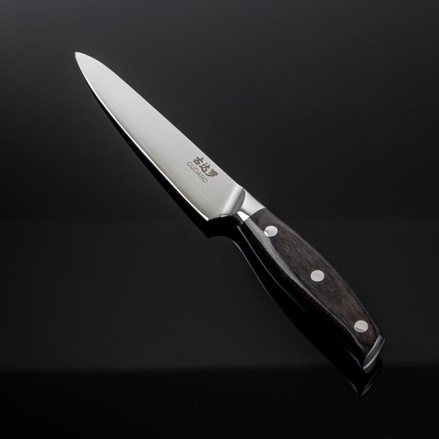 Gudaro - damaskterasest universaalne kööginuga SHIRO 5, 67-kihiline teras, pikkus 12,5 cm