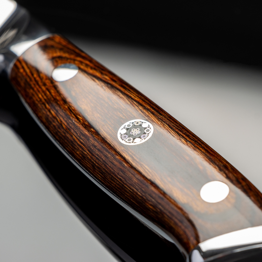 Gudaro - Damaskusest kööginuga FENG 3,5, 67-kihiline teras, terapikkus 9,5 cm