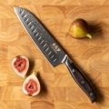 Gudaro - damaskusest Santoku kööginuga SHIRO 7