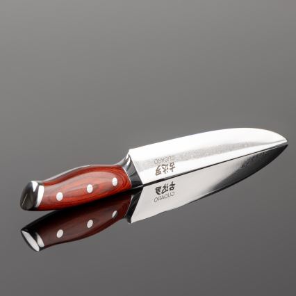Gudaro - KENSHO 8 damaskusest portsjoninuga, 67 terasekihti, pikkus 20 cm