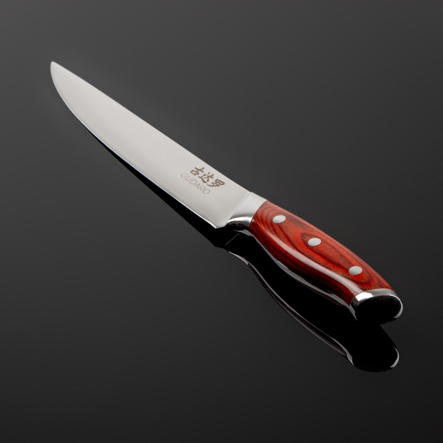 Gudaro - KENSHO 8 damaskusest portsjoninuga, 67 terasekihti, pikkus 20 cm
